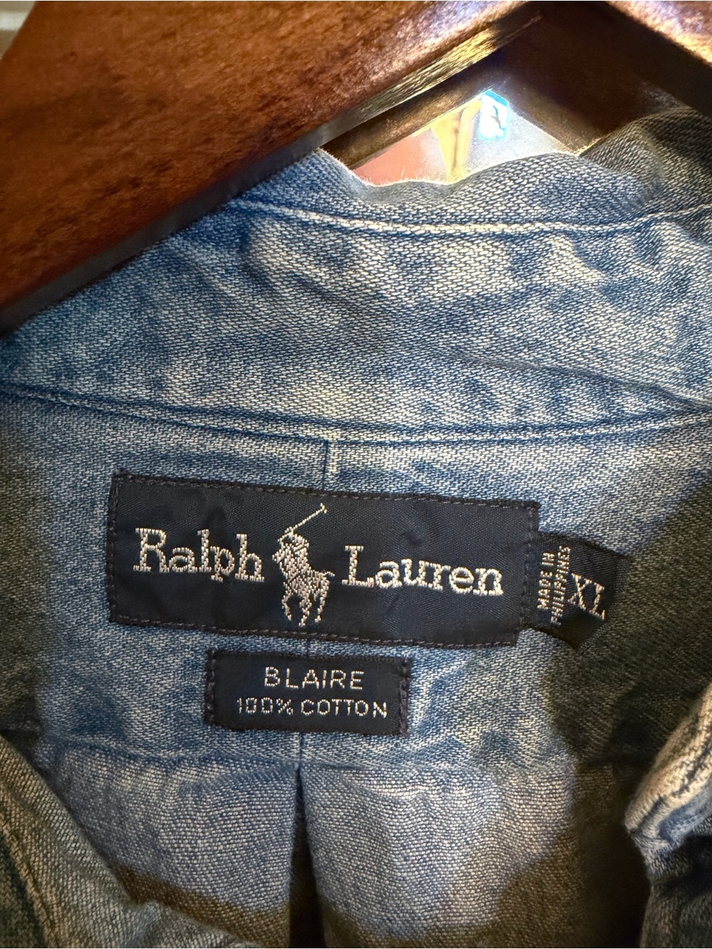 Vintage Ralph Lauren Blaire Denim Shirt - Picture 3 of 4